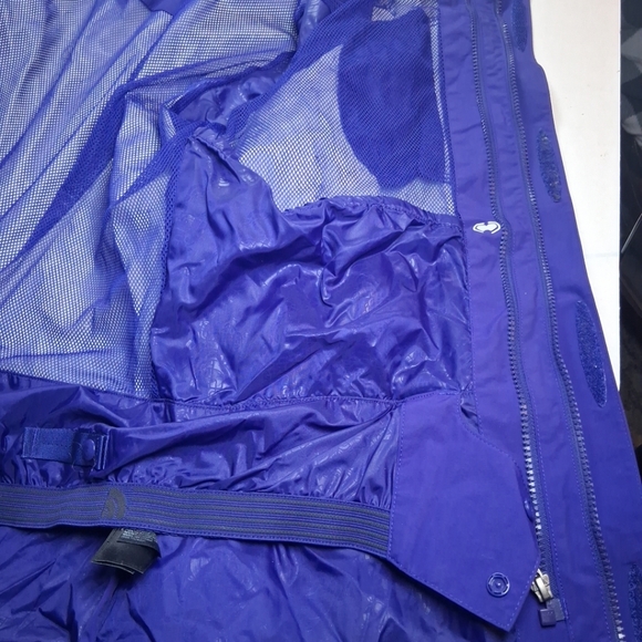 The North Face Hyvent Size Large Womens Hooded Zip Nylon Jacket Purple - Picture 8 of 9
